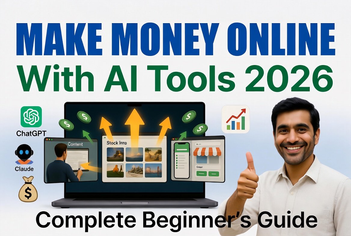 How to Make Money Online with AI Tools in 2026 (Complete Beginner's Guide)
